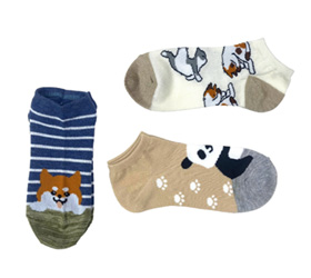 アニマルモチーフソックス