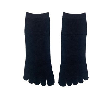 耐久性に優れた5本指ソックス